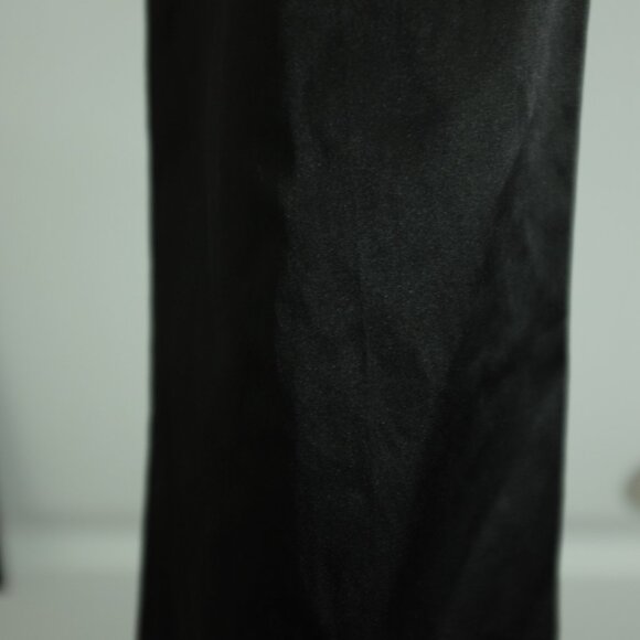 Vanilla Black Satin Dress Pants Size M/L - Picture 3 of 10